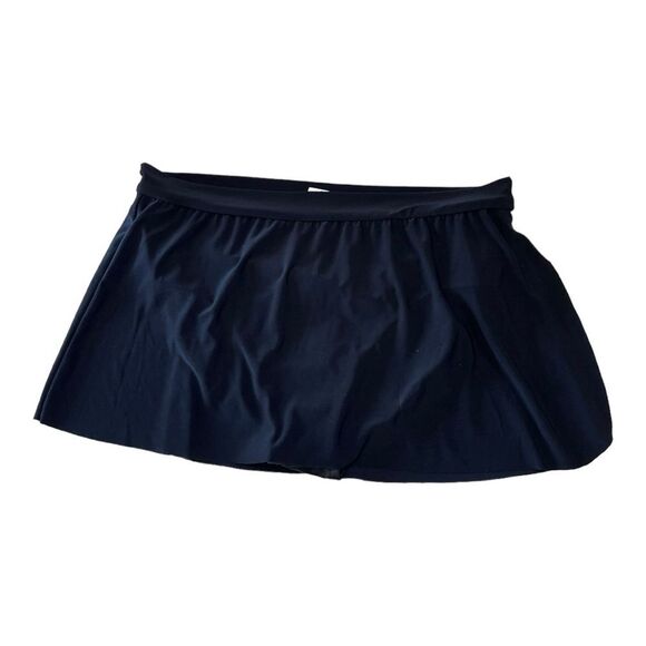 NWOT Magicsuit | Plus Size Jersey Tennis Skirt Swim Bottom Black Skort 14 - Picture 4 of 10